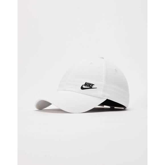Nike Sportswear Heritage86 Just Do It 1 Size OS Baseball Hat White AO8662 101 - Picture 1 of 4